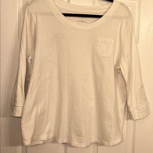 Three-quarter sleeve cotton shirt 👚